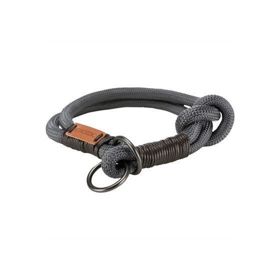 Trixie Halsband Hond Be Nordic Slip Halsband Donkergrijs / Bruin 45X0,8 CM