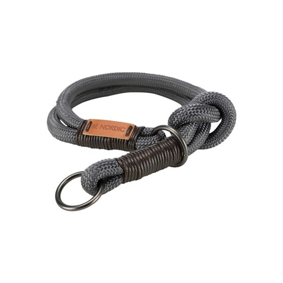 Trixie Halsband Hond Be Nordic Slip Halsband Donkergrijs / Bruin 45X0,8 CM