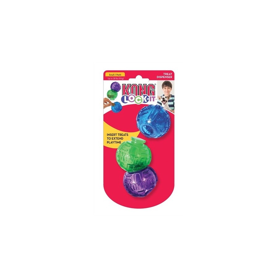 Kong Lock-It  5,5X5,5X5,5 CM 3 ST