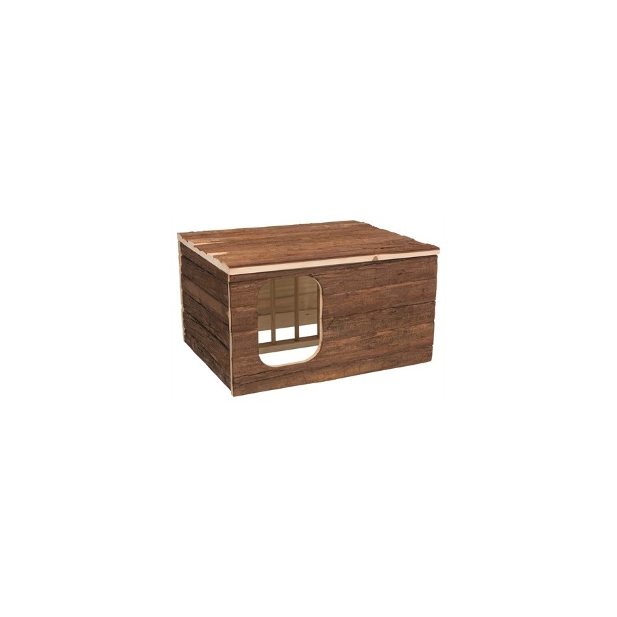 Trixie Natural Living Knaagdierhuis Hilke Met Hooiruif 40X32X23 CM