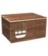 Trixie Natural Living Knaagdierhuis Hilke Met Hooiruif 40X32X23 CM