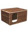 Trixie Natural Living Knaagdierhuis Hilke Met Hooiruif 40X32X23 CM