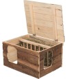 Trixie Natural Living Knaagdierhuis Hilke Met Hooiruif 40X32X23 CM
