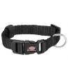 Trixie Halsband Hond Premium Zwart 40-65X2,5 CM