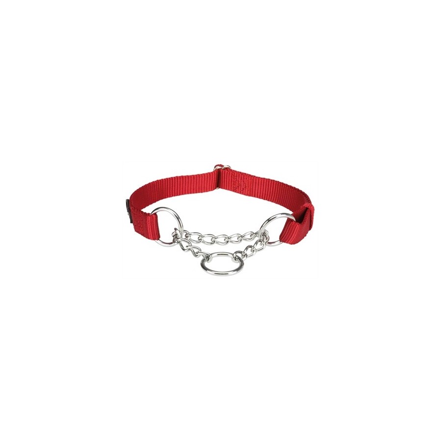 Trixie Halsband Hond Premium Halfslip Halsband Rood 30-40X1,5 CM