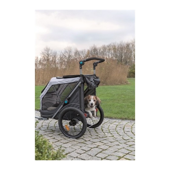 Trixie Hondenfietskar Opvouwbaar Grijs 103X74X95 CM
