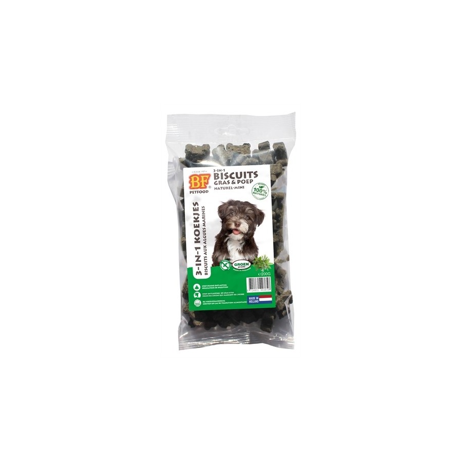 Bf Petfood - 3in1 Hondenmineralenkoekjes Kruiden, Mini 200gr