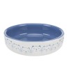 Trixie Voerbak / Drinkbak Kat Platte Neus Lichtblauw / Wit 300 ML 15 CM