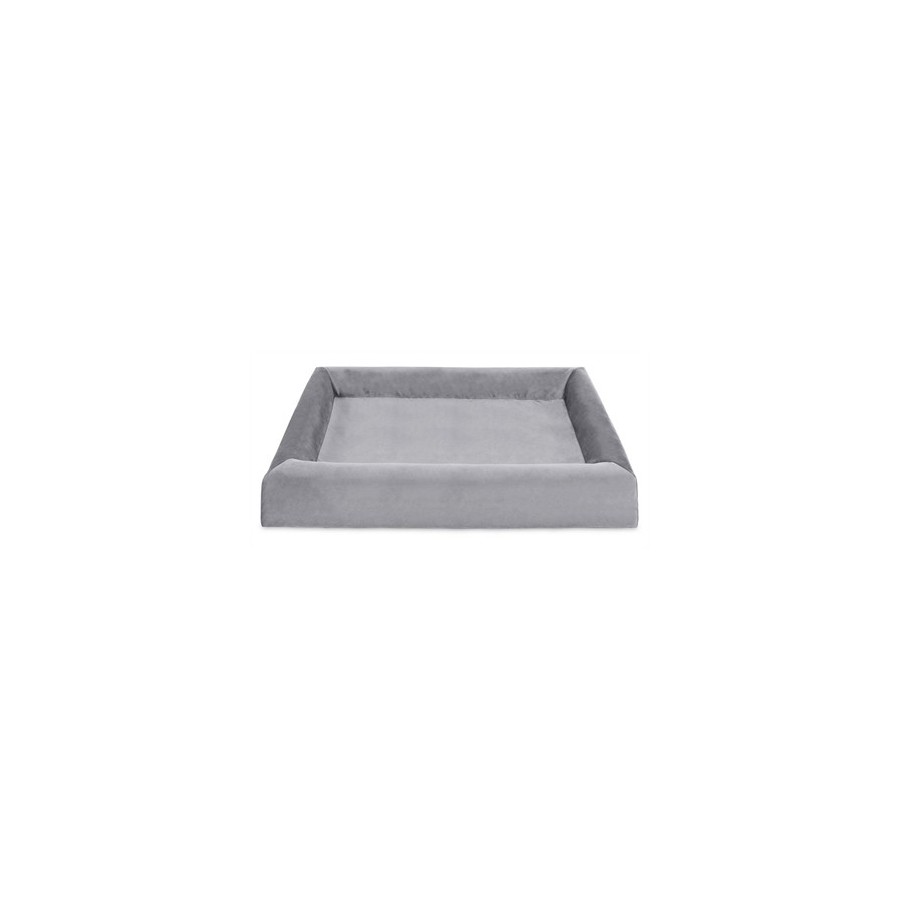 Bia Bed Royal Fluweel Hoes Voor Hondenmand Grijs BIA-100 120X100X15 CM