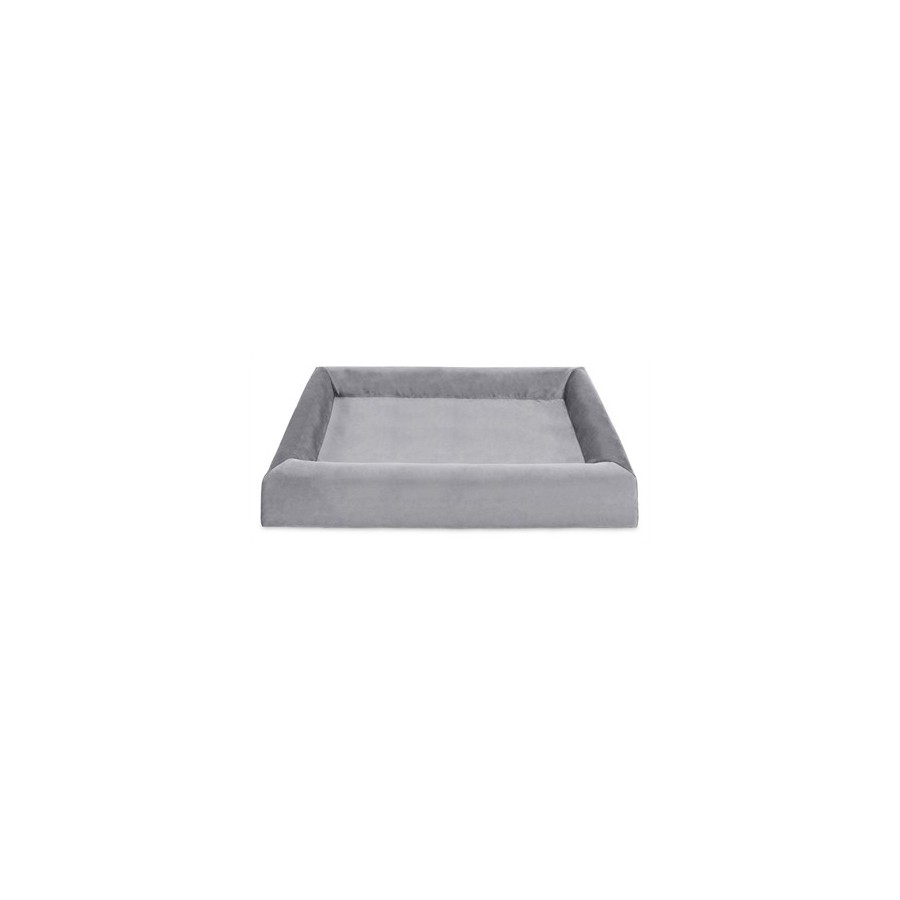 Bia Bed Royal Fluweel Hoes Voor Hondenmand Grijs BIA-80 100X80X15 CM