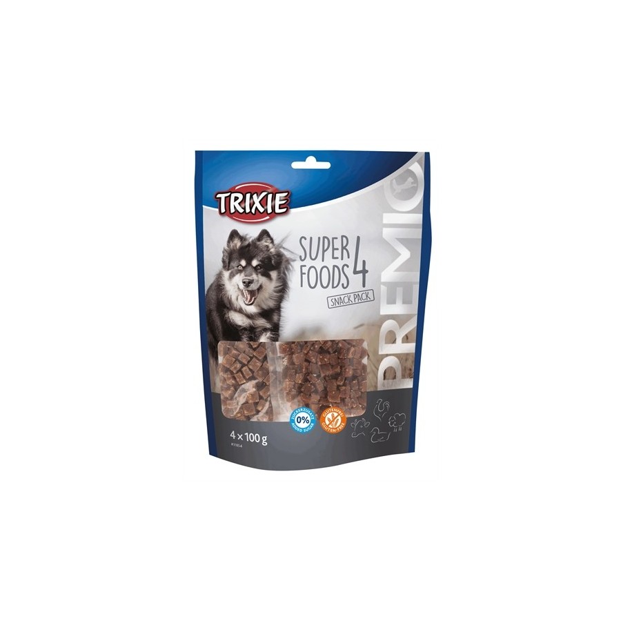 Trixie Premio Superfoods Kip / Eend / Rund / Lam 4X100 GR