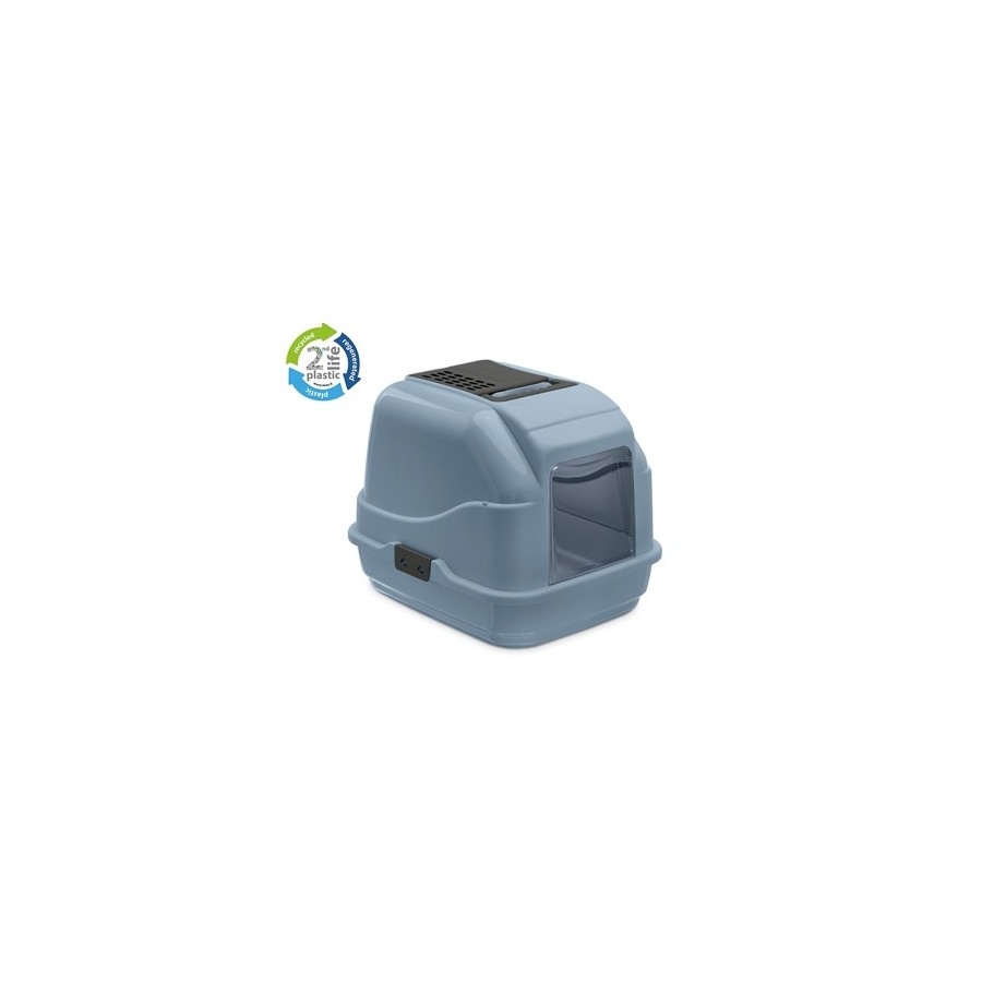 Imac Kattenbak Easy Cat 2Nd Life Gerecycled Blauw 50X40X40 CM