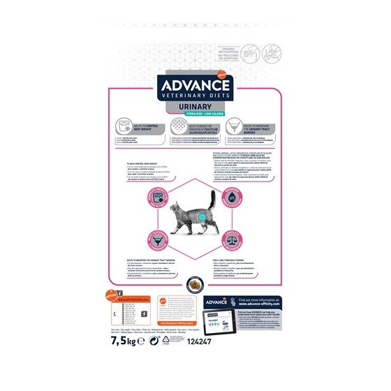 Advance Veterinary Diet - Urinary Sterilized. 7,5kg