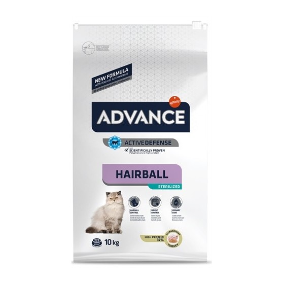 Advance - Sterilized Hairball. 10kg
