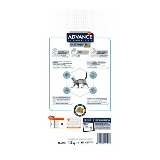 Advance Veterinary Diet - Gastroenteric Sensitive. 1,5kg