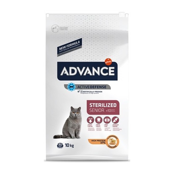 Advance - Sterilized Sensitive Senior 10+. 10kg