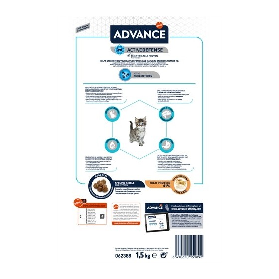 Advance - Kitten Kip / Rijst. 1,5kg