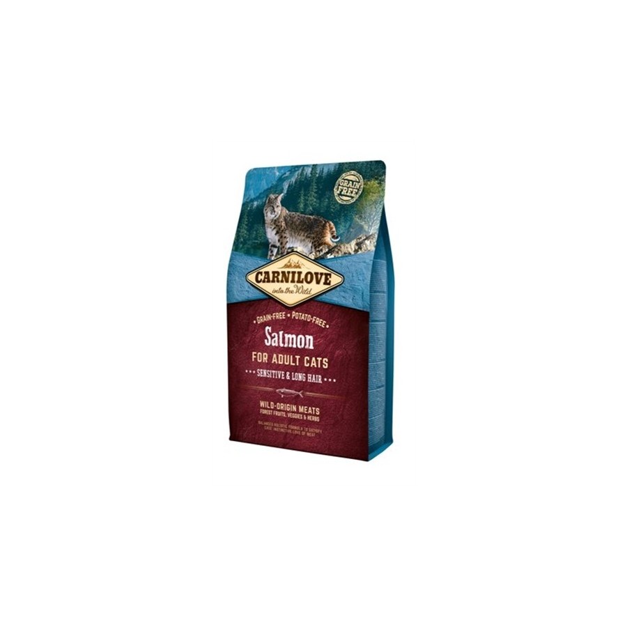 Carnilove - Zalm Sensitive / Long Hair. 2kg