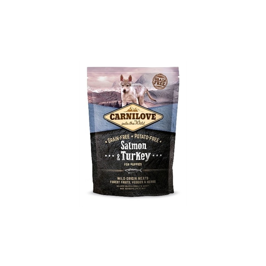 Carnilove - Zalm / Kalkoen, Puppies. 1,5kg