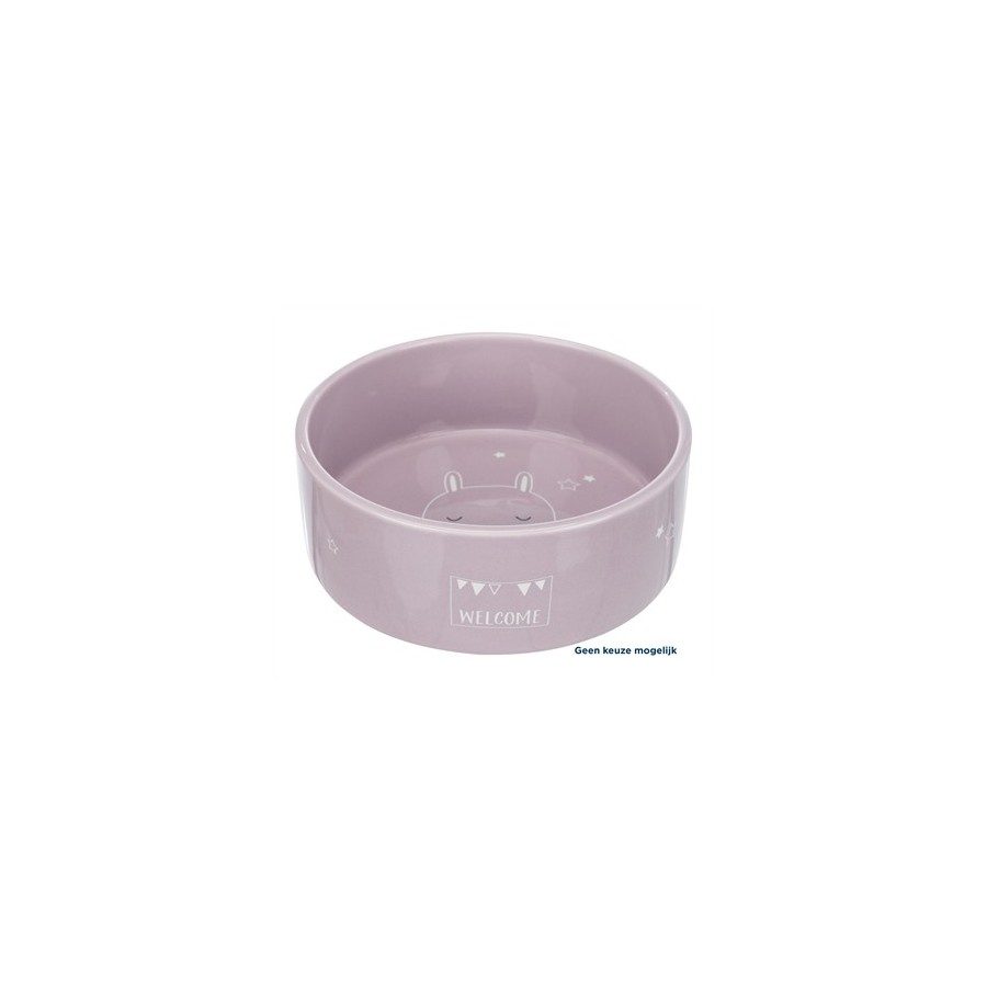 Trixie Junior Voerbak Keramiek Assorti 12 CM 300 ML 4ST