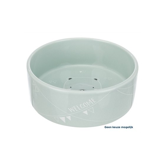 Trixie Junior Voerbak Keramiek Assorti 12 CM 300 ML 4ST