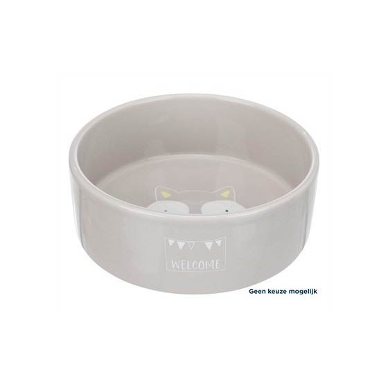 Trixie Junior Voerbak Keramiek Assorti 12 CM 300 ML 4ST