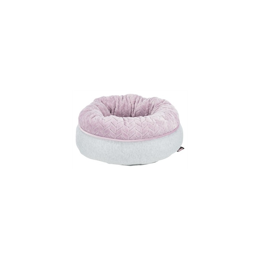 Trixie Junior Hondenmand Donut Lichtgrijs / Lila 40X40 CM