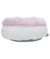 Trixie Junior Hondenmand Donut Lichtgrijs / Lila 40X40 CM