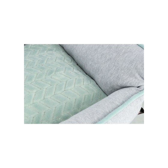 Trixie Junior Hondenmand Grijs / Mintgroen 50X40 CM