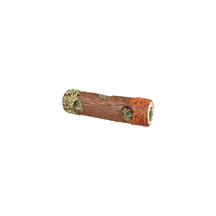 Trixie Tunnelbuis Met Hooi En Hibiscusbloesem / Wortel / Erwt 20X6,5X6,5 CM 25 GR