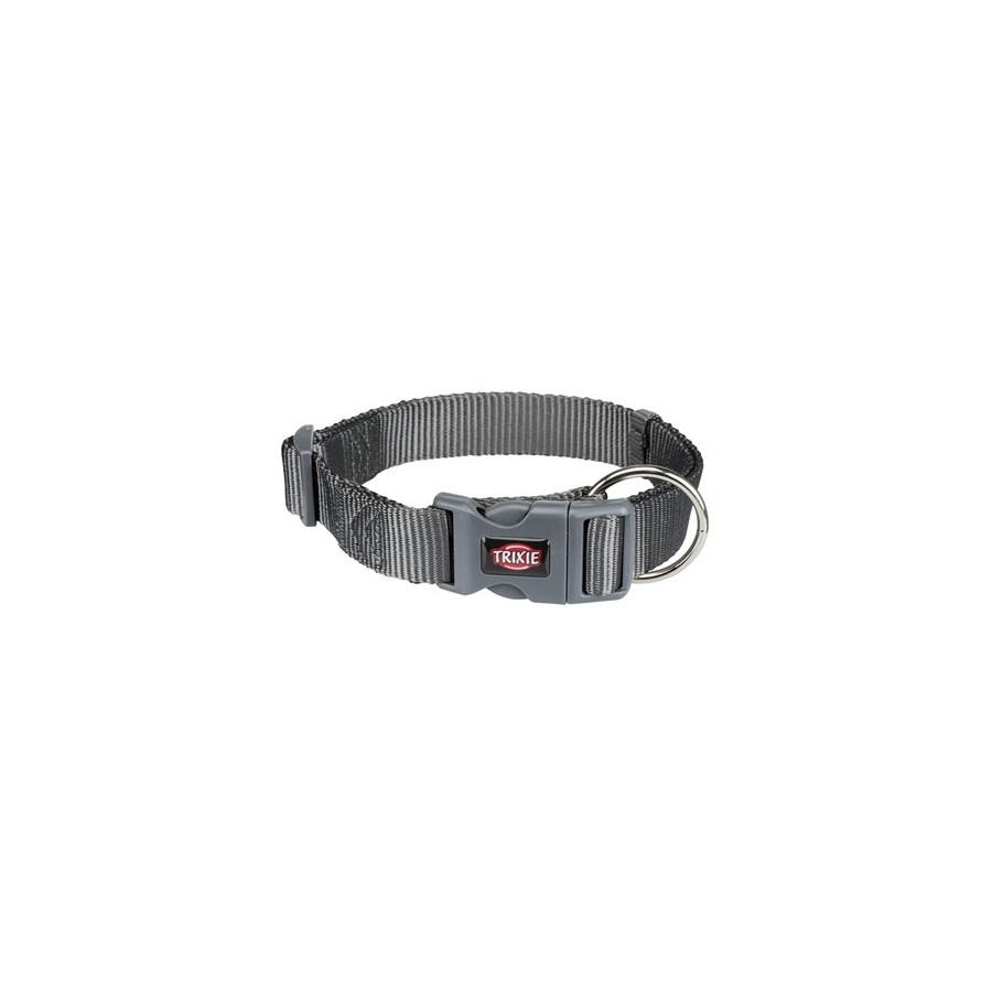 Trixie Halsband Hond Premium Grafiet Grijs 40-65X2,5 CM