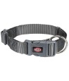Trixie Halsband Hond Premium Grafiet Grijs 40-65X2,5 CM