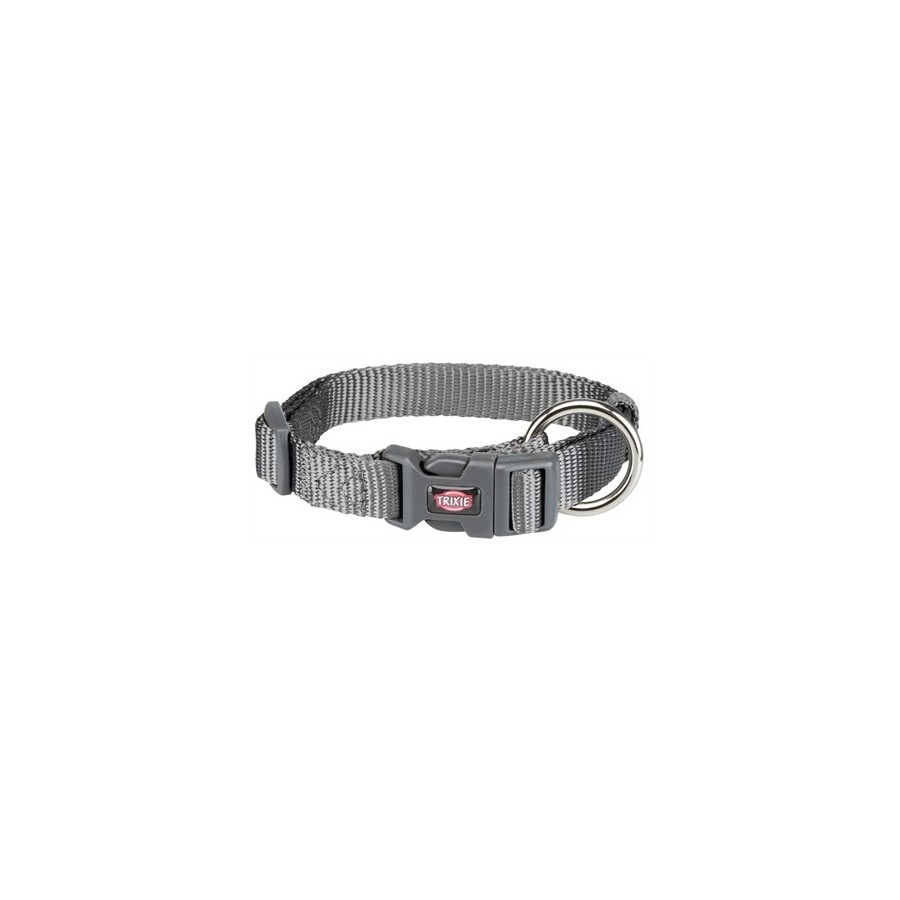 Trixie Halsband Hond Premium Grafiet Grijs 30-45X1,5 CM