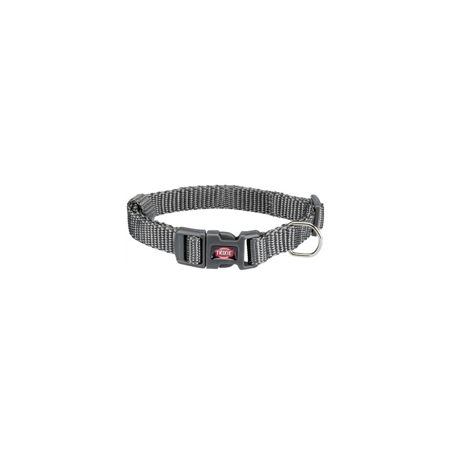 Trixie Halsband Hond Premium Grafiet Grijs 22-35X1 CM
