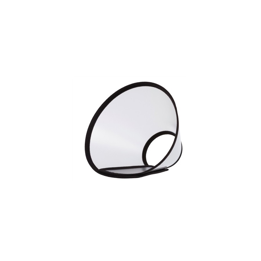 Trixie Beschermkraag Met Klittenband Kunststof Transparant 30-37X14 CM