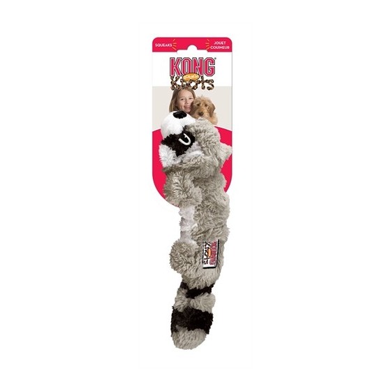 Kong Scrunch Knots Raccoon 11,5X8,5X36 CM