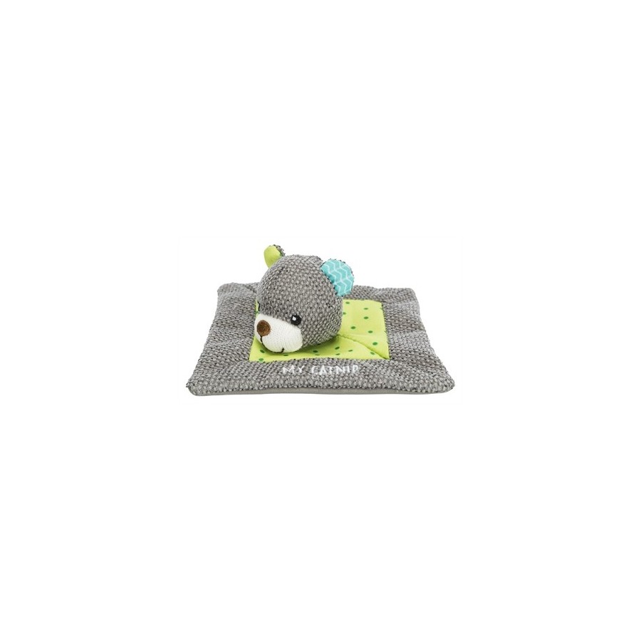 Trixie Junior Knuffeldoek Beer Met Kattenkruid / Catnip 13X13 CM