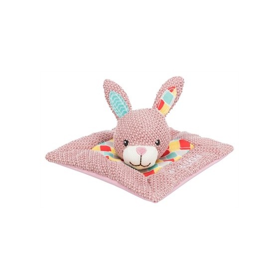 Trixie Junior Knuffeldoek Konijn Met Valeriaan 13X13 CM 4ST