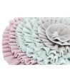 Trixie Junior Snuffelmat Zacht Roze / Mintgroen / Grijs 38X38 CM