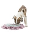 Trixie Junior Snuffelmat Zacht Roze / Mintgroen / Grijs 38X38 CM