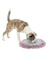 Trixie Junior Snuffelmat Zacht Roze / Mintgroen / Grijs 38X38 CM