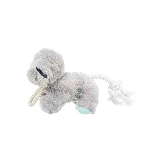 Trixie Junior Pluche Hond Met Touw 24 CM 3ST