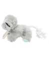 Trixie Junior Pluche Hond Met Touw 24 CM 3ST