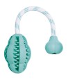 Trixie Denta Fun Jumper Aan Touw Mintfresh Natuurrubber 28 CM 3 ST