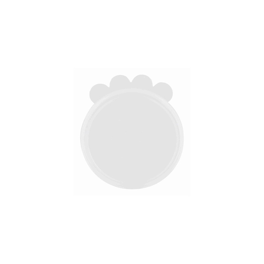 Trixie Deksel Voor Blik Silicone Transparant 10,6 CM 4 ST