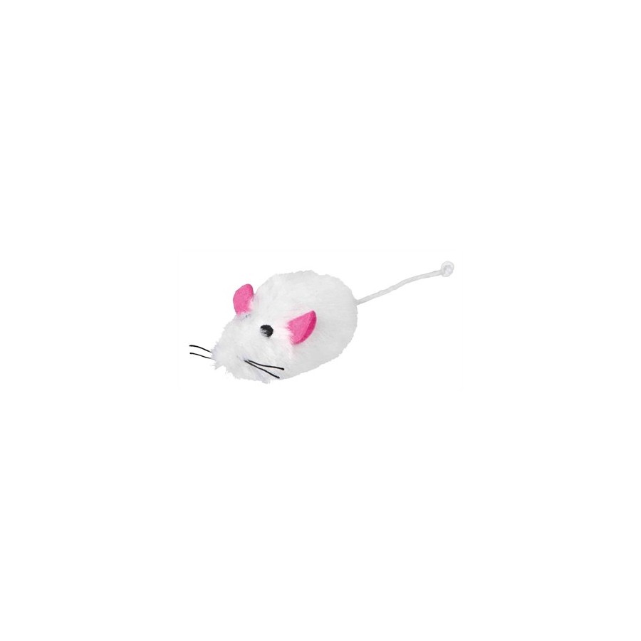 Trixie Pluche Muizen Langharig Assorti 9 CM 48 ST