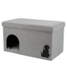Trixie Kattenhuis Kimy Grijs 70X40X40 CM