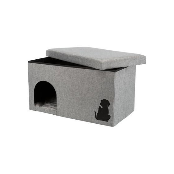 Trixie Kattenhuis Kimy Grijs 70X40X40 CM