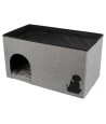 Trixie Kattenhuis Kimy Grijs 70X40X40 CM