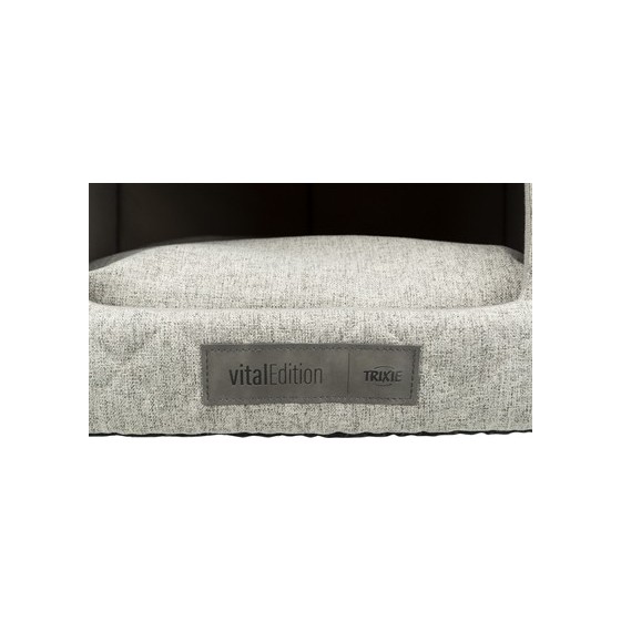 Trixie Hondenmand Huis Noah Vitaal Schuimrubber Lichtgrijs 40X43X45 CM